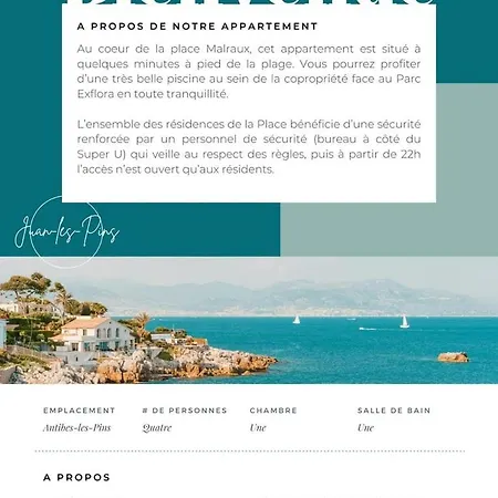 Apartment 2p 5 Min De La - Juan-les-pins *
